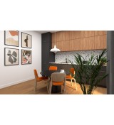 White Blues Loft Lamp
