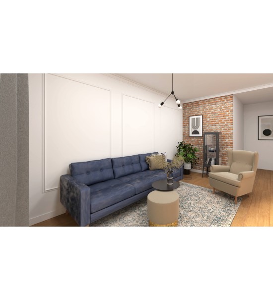 Grey Trio Hanging Lamp