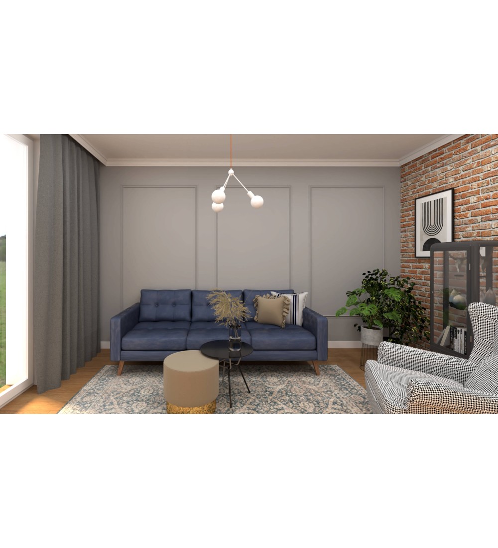 Lampa Trio Surowa Stal