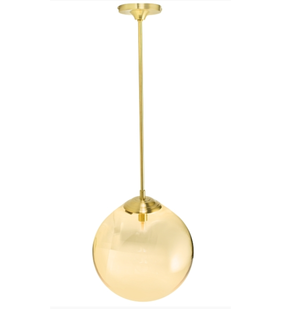 Lampa Origins B30 Mosiądz - klosz miodowy