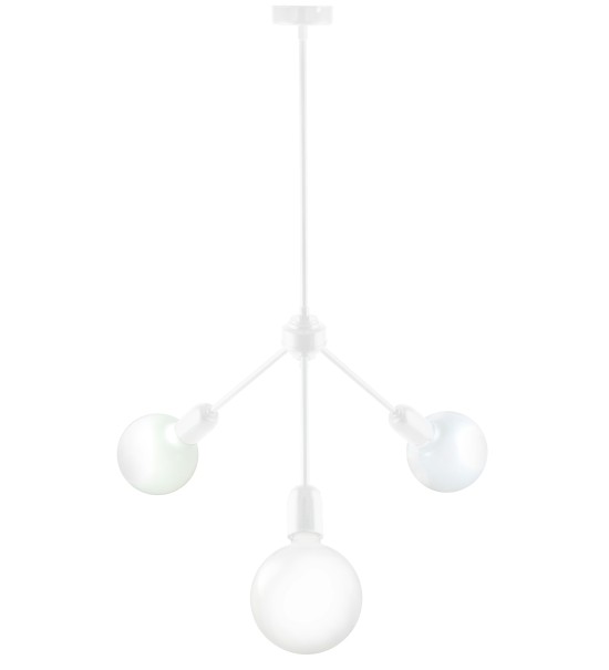 Origins of Light Trio Stick White Hanging Lamp