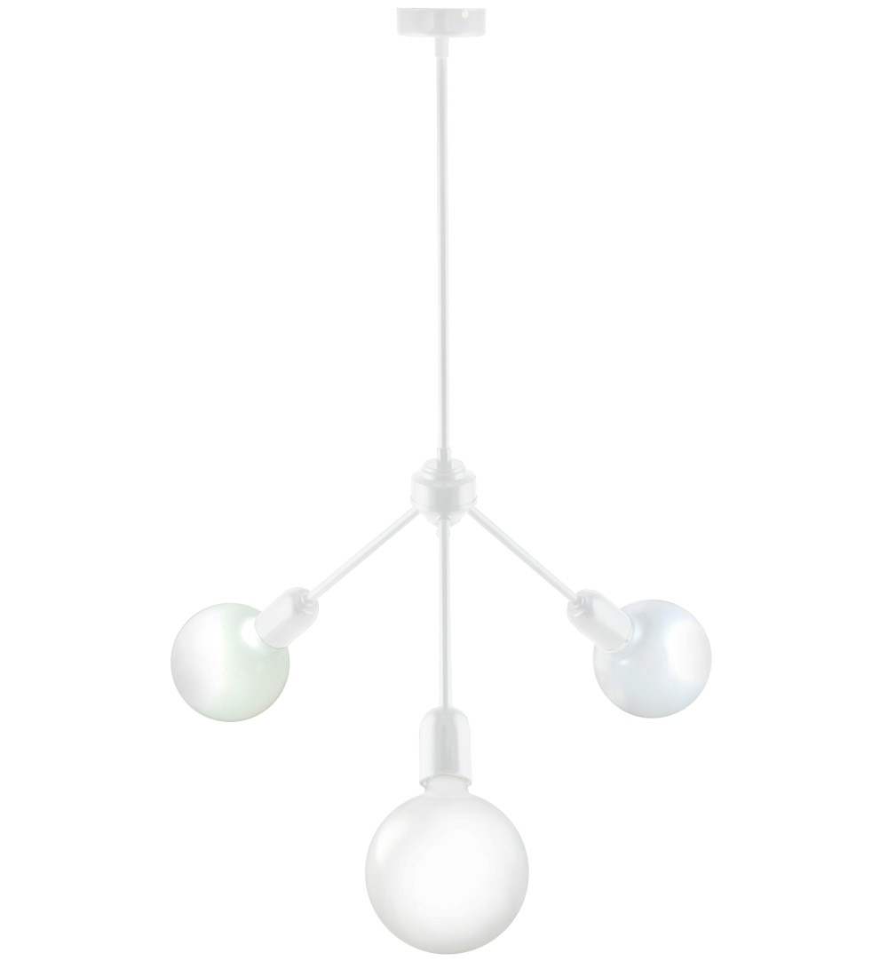 Origins of Light Trio Stick White Hanging Lamp