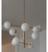 Origins of Light Solar Lamp Brushed Brass