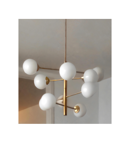 Origins of Light Solar Lamp Brushed Brass