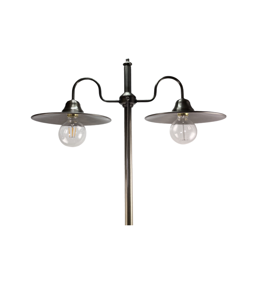 Lampa podłogowa T53 Stal Surowa