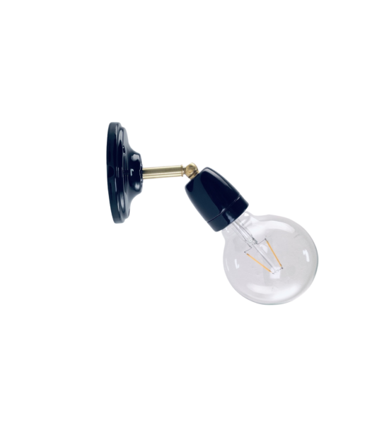 Kinkiet loft Origins Ceramic Czarny