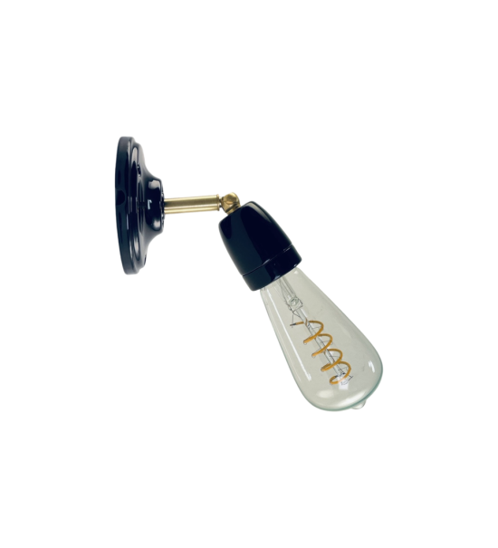 Kinkiet loft Origins Ceramic Czarny