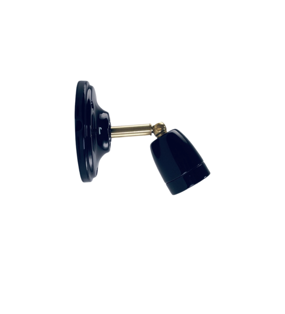 Kinkiet loft Origins Ceramic Czarny