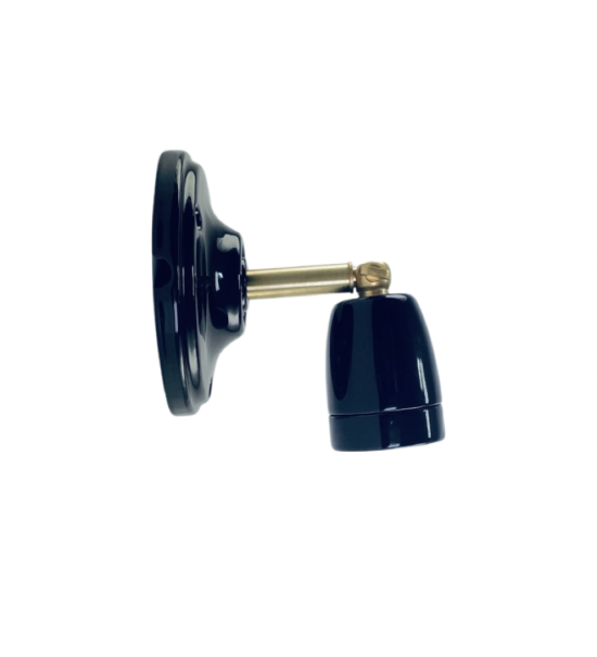 Wall Loft Lamp Ceramic Black