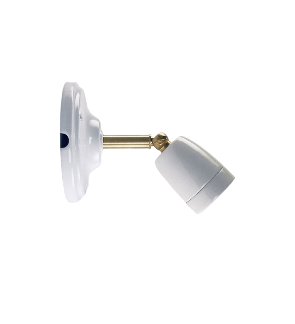 Kinkiet loft Origins Ceramic Biały