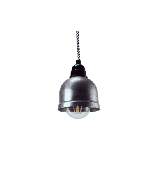 Origins Punk Lamp Raw Steel Bakelite
