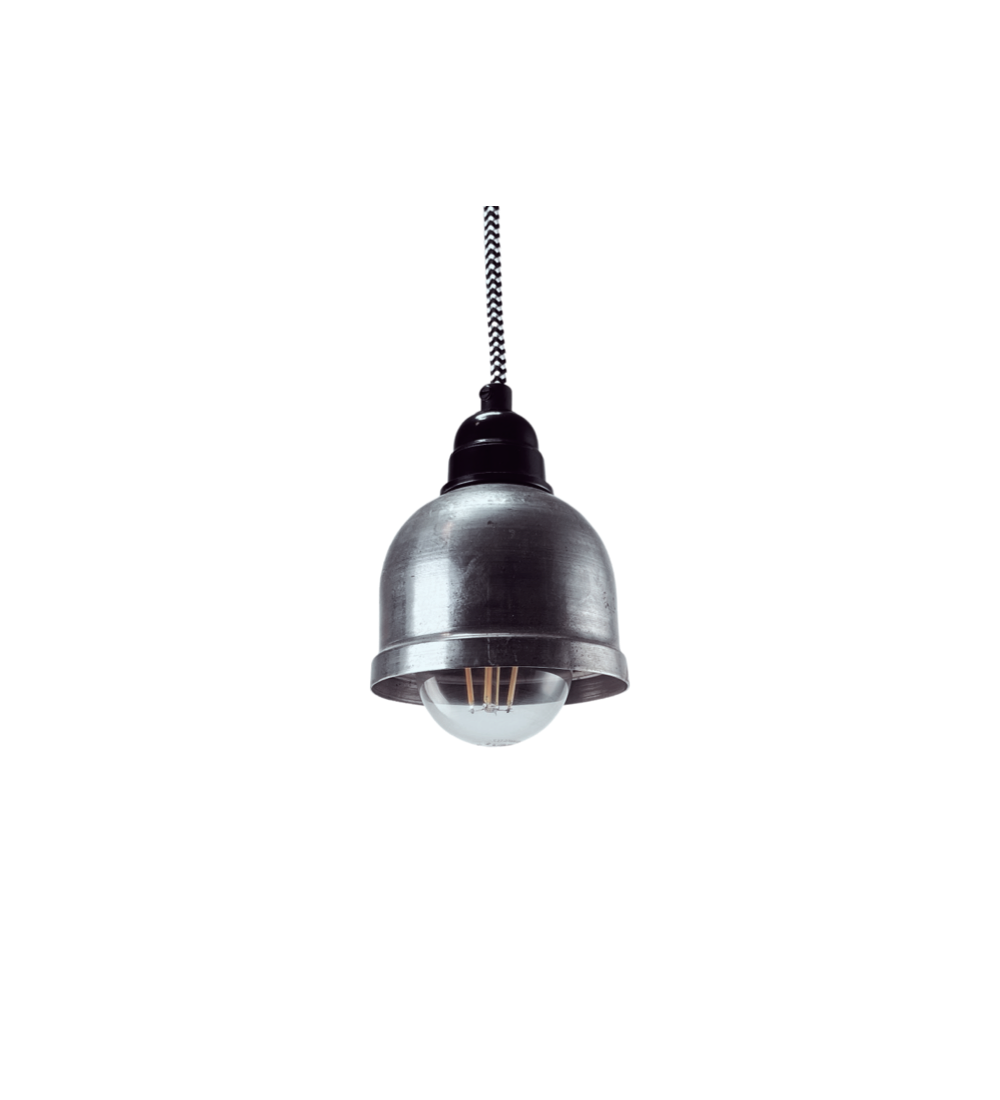 Lampa Origins Punk Surowa Stal + Bakelit