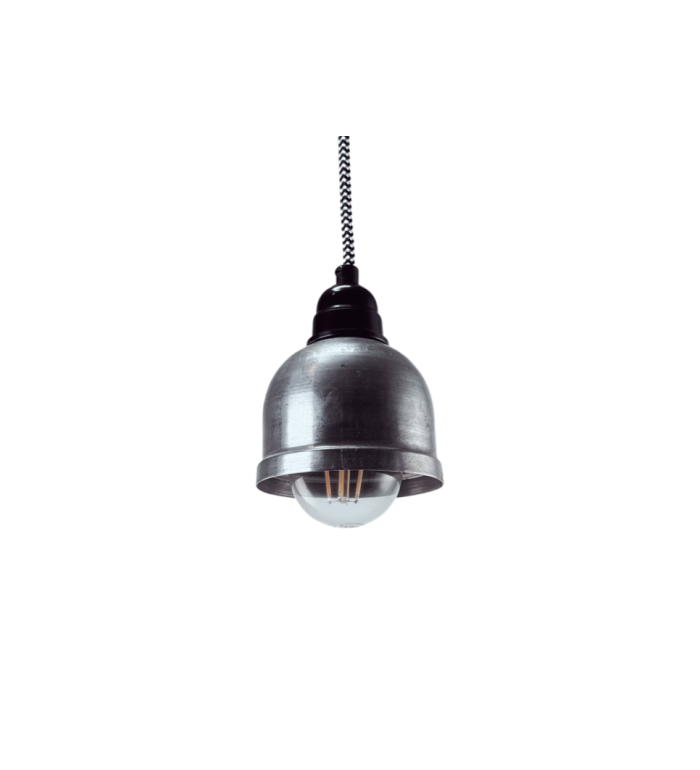 Lampa Origins Punk Surowa Stal + Bakelit