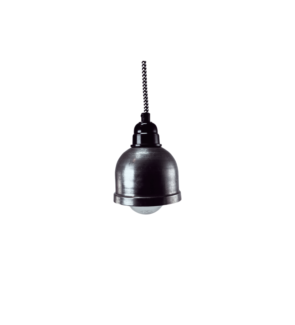 Lampa Origins Punk Surowa Stal + Bakelit