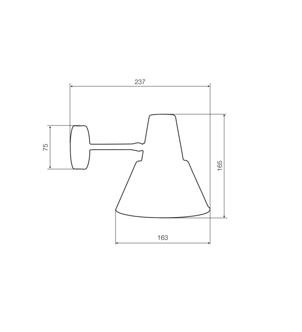 Wall Loft Lamp Pop Raw Steel