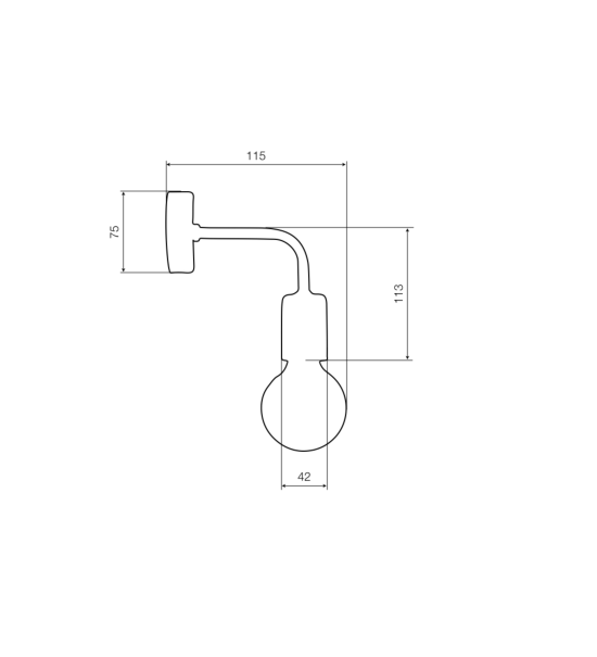 Kinkiet Loft Origins T56 Biały