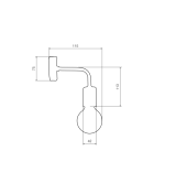Wall Loft Lamp T56 Brass