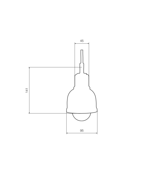 Lampa Origins Punk Biały