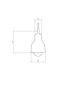 Lampa Origins Punk Czarny