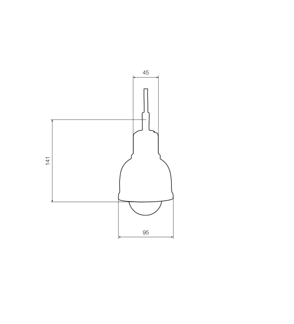 Lampa Origins Punk Szary