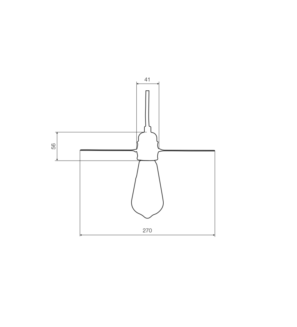 Lampa Rock Mosiądz