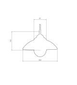 Lampa Origins Folk Biała