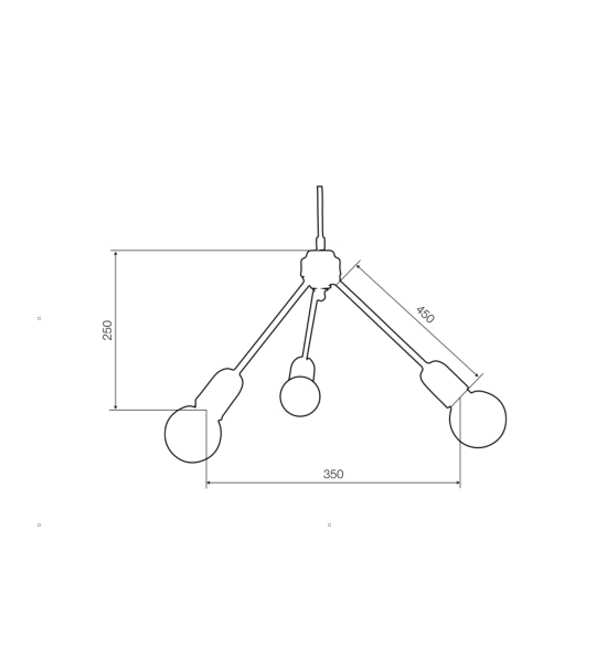 Lampa Trio Czarna