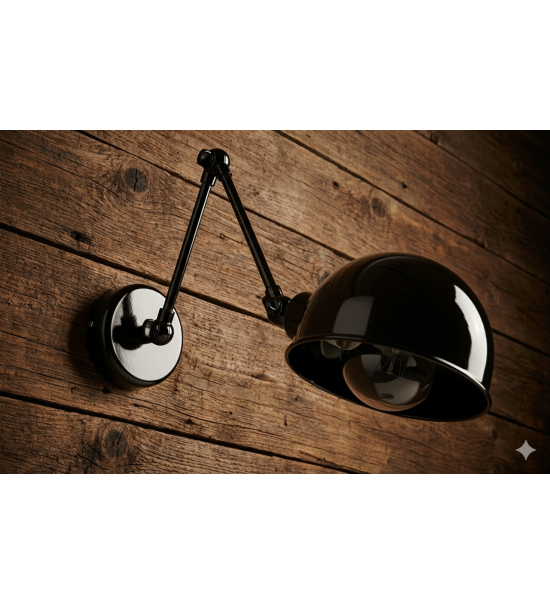 Wall Loft Lamp punk Big Black