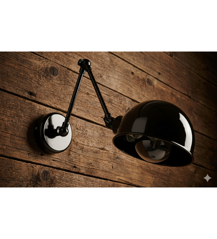 Wall Loft Lamp punk Big Black