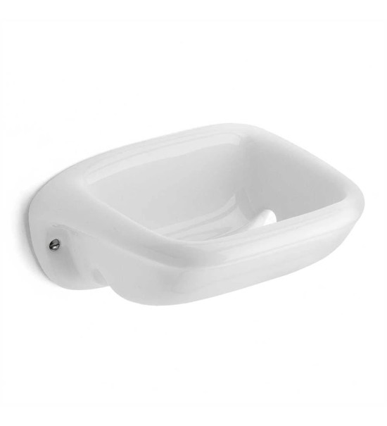 THPG 182657 Uchwyt na papier toaletowy, biała porcelana