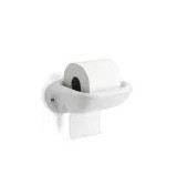 THPG 182657 Uchwyt na papier toaletowy, biała porcelana