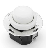 THPG 100408 Ściemniacz obrotowy uniwersalny LED 3W-100W porcelana biała — zdjęcie 3
