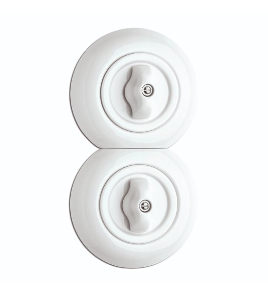 2 x Łącznik obrotowy 100376 + 2 x Ramka 173088