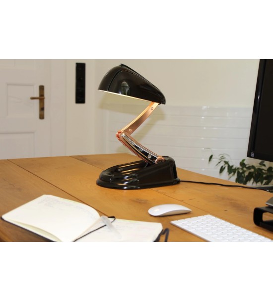 THPG 100478 Składana lampa przegubowa JUMO bakelit — zdjęcie 9