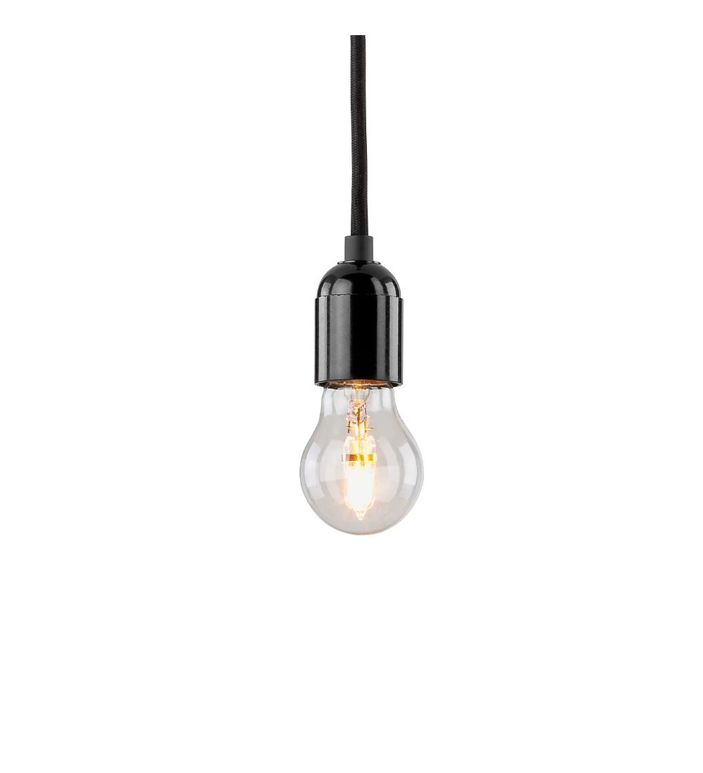 THPG 100636 Oprawa LOFT E27 bakelit, kabel czarny