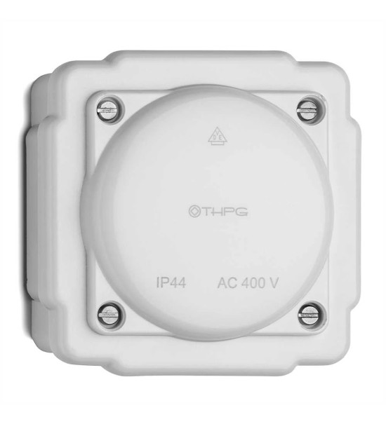 THPG 100923 Puszka natynkowa duroplast biała