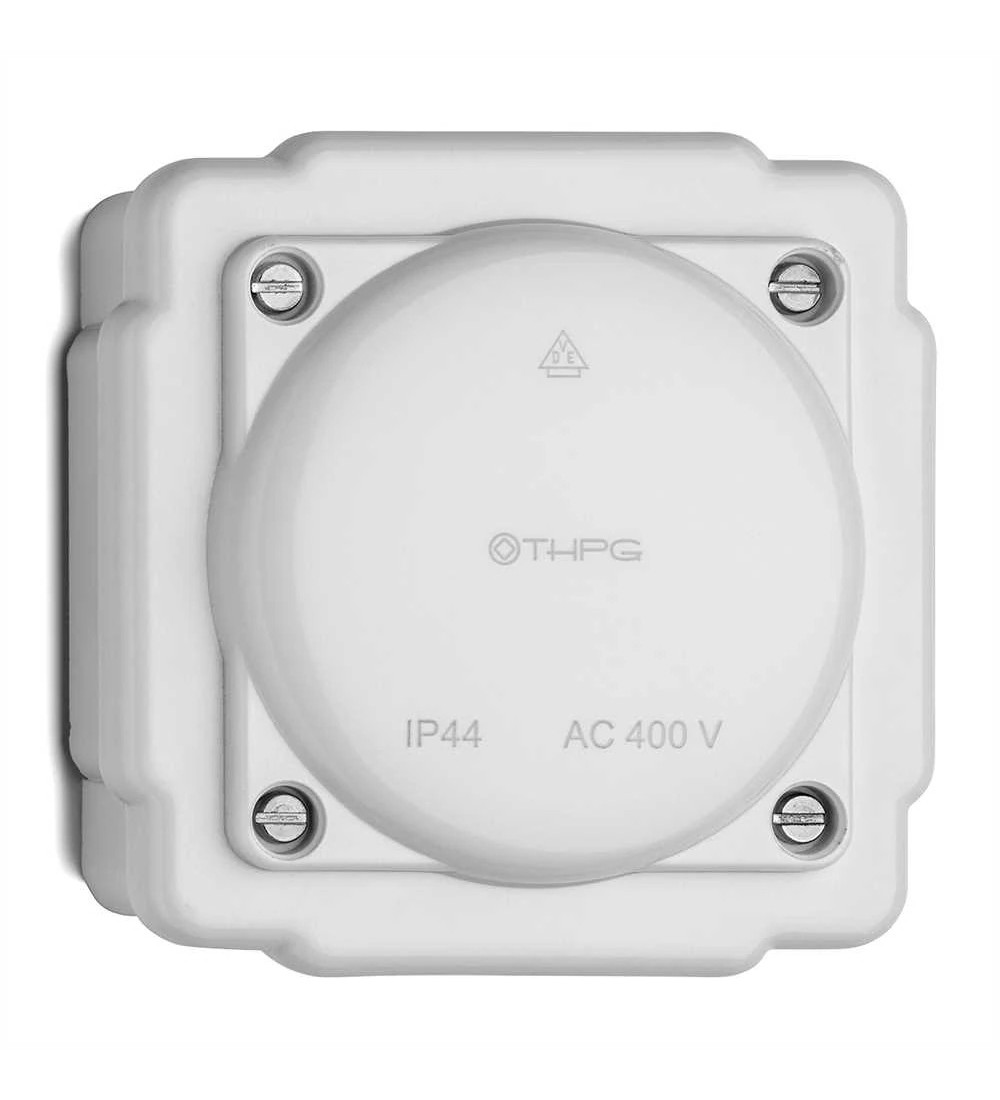 THPG 100923 Puszka natynkowa duroplast biała