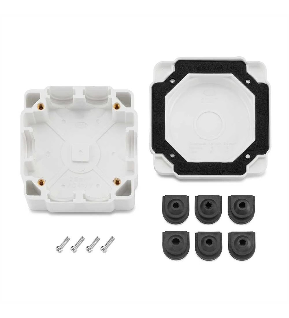 THPG 100923 Puszka natynkowa duroplast biała