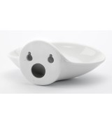 THPG 101072 Mydelniczka z białej porcelany, ścienna — zdjęcie 2