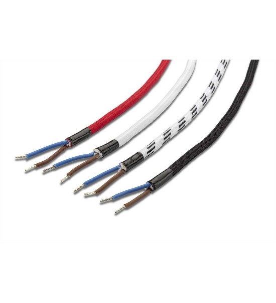 THPG 101142 Kabel w oplocie tekstylnym 2 x 0,75, dwużyłowy, z elementem nośnym — zdjęcie 5