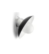 THPG 101280 Lampa ścienna MEDIUM 1 porcelana, blacha stalowa, klosz opalowy