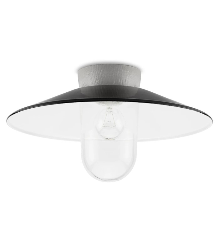 THPG 101285 Lampa sufitowa MEDIUM 3 porcelana, blacha stalowa, szkło prasowane