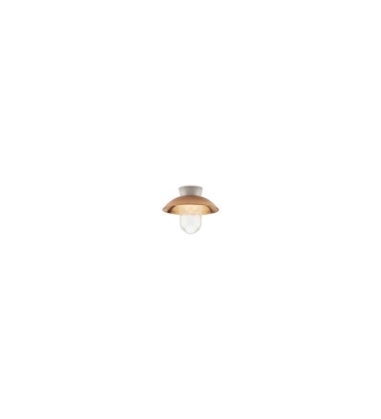 THPG 101286 Lampa sufitowa MEDIUM 4 porcelana, miedź, szkło prasowane
