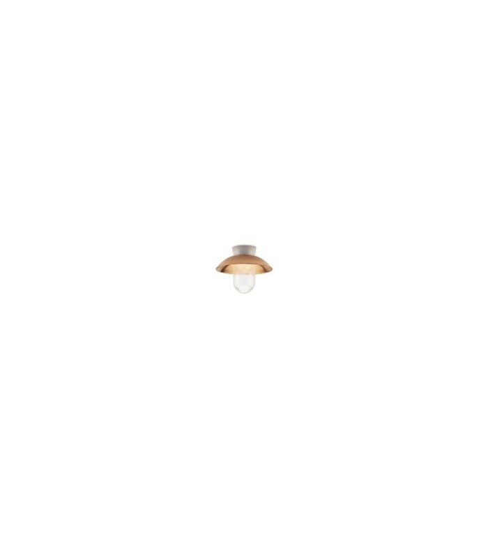 THPG 101286 Lampa sufitowa MEDIUM 4 porcelana, miedź, szkło prasowane