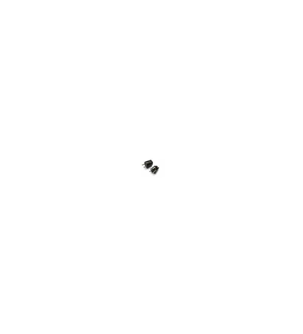 THPG 139447 Wtyczka z uziemieniem, duroplast czarny