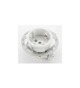 THPG 173067 Gniazdo z uziemieniem schuko porcelana biała — zdjęcie 3
