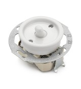 THPG 173117 Włącznik krzyżowy dźwigniowy porcelana biała — zdjęcie 4