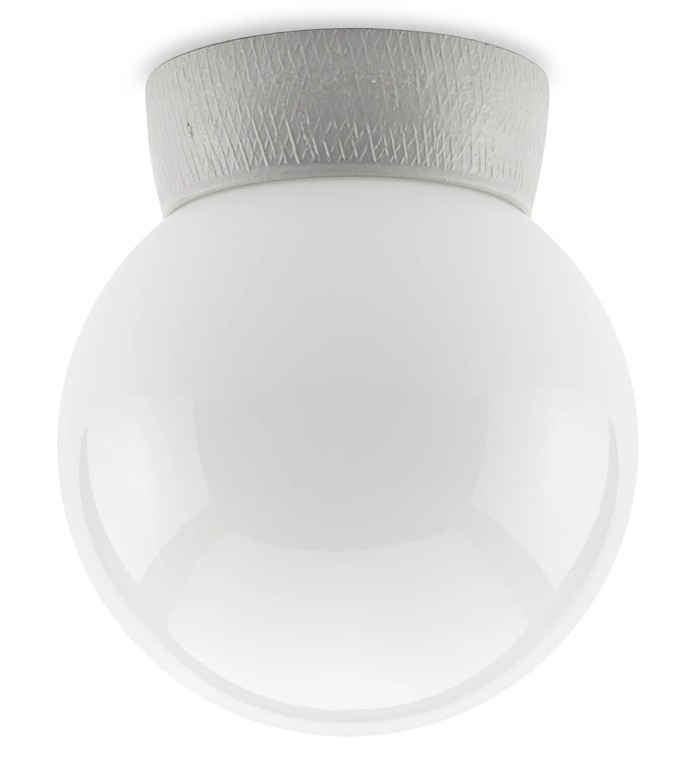 THPG 177032 Lampa sufitowa z białej porcelany L, kula opalowa