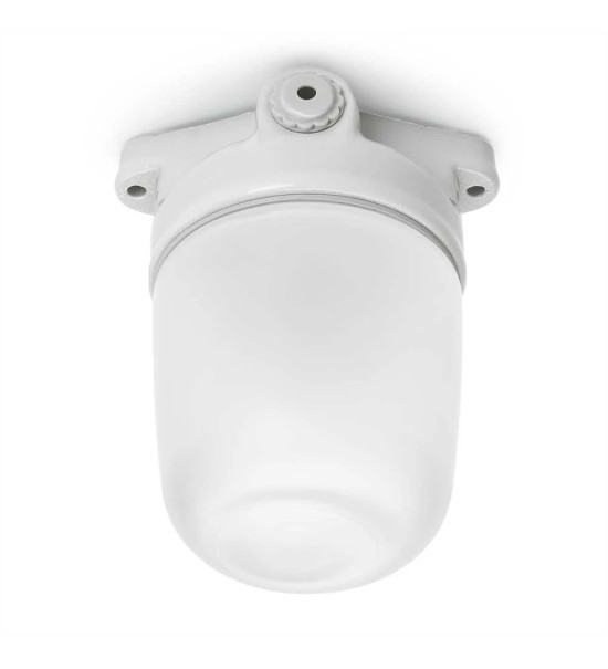 THPG 177048 Lampa sufitowa LISILUX biała L, klosz matowy (trawiony)