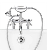 THPG 179092 Bateria wannowa wolnostojąca, mosiądz chromowany — zdjęcie 2